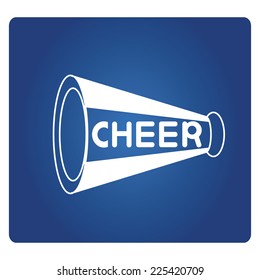 megaphone, cheer