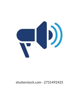 megaphone colorido ícone vetor design bom para web ou aplicativo móvel