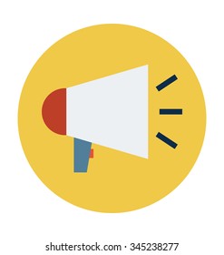 
Megaphone Colored Vector Illustration
