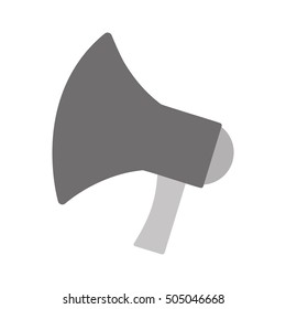 megaphone communication isolated icon vector illustration design