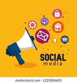 megaphone communication with social apps technology