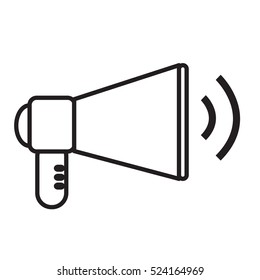 Megaphone Concept News Digital Internet Design