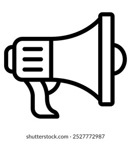 Megaphone Creative Agency icon illustration