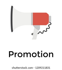 A megaphone depicting promotion 