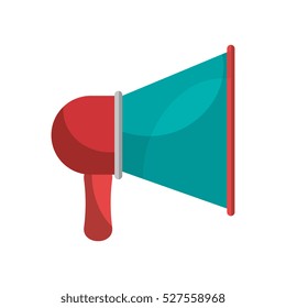 megaphone device isolated icon
