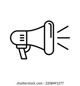 Megaphone Editable and fully layered vector icon