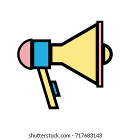 megaphone element to speak and said message