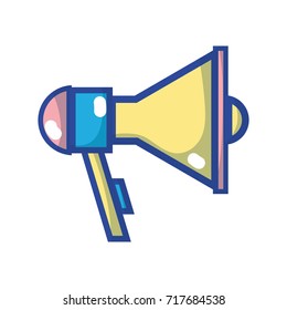 megaphone element to speak and said message
