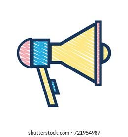 megaphone element to speak and said message