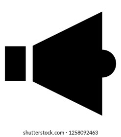 Megaphone glyph icon
