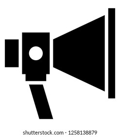 Megaphone glyph icon