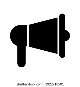 megaphone glyph icon 