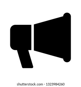 megaphone glyph icon