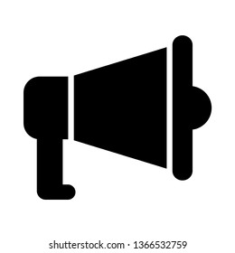 megaphone glyph icon