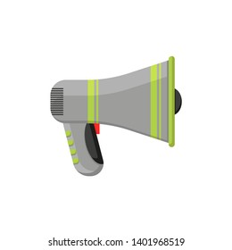 megaphone, hand speaker on white background, vector illustration