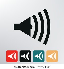Megaphone icon. 