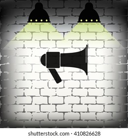 Megaphone icon.