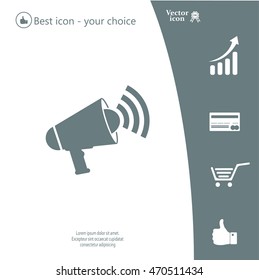 Megaphone icon