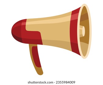 Megaphone icon. Amplify your message with this bold and attention-grabbing graphic. Perfect for marketing and communication themes. Loud