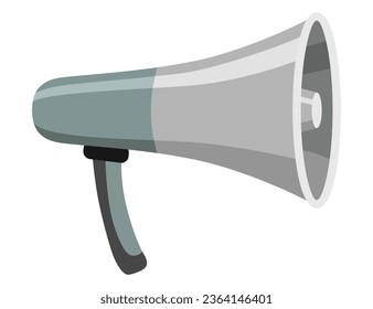 Megaphonsymbol. Verstärken Sie Ihre Botschaft mit dieser fetten und aufsehenerregenden Grafik. Perfekt für Marketing- und Kommunikationsthemen. Loud