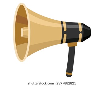 Megaphone icon. Amplify your message with this bold and attention-grabbing graphic. Perfect for marketing and communication themes. Loud