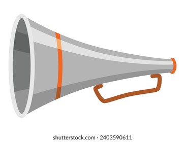 Megaphone icon. Amplify your message with this bold and attention-grabbing graphic. Perfect for marketing and communication themes. Loud