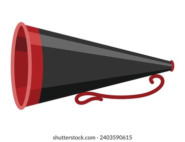 Megaphone icon. Amplify your message with this bold and attention-grabbing graphic. Perfect for marketing and communication themes. Loud