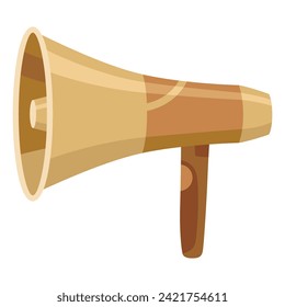 Megaphone icon. Amplify your message with this bold and attention-grabbing graphic. Perfect for marketing and communication themes. Loud