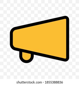 megaphone icon, chatting speech messaging vector