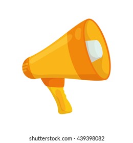 Megaphone icon. Communication design. vector graphic