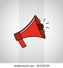 megaphone icon design 