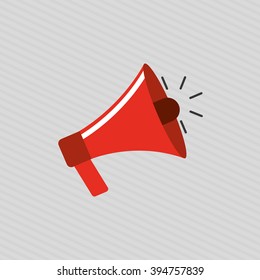 megaphone icon design 