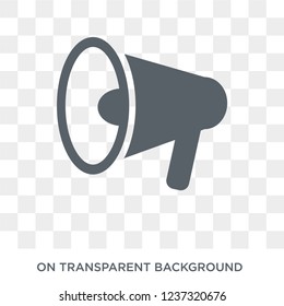 Megaphone icon. Megaphone design concept from  collection. Simple element vector illustration on transparent background.