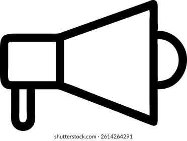 Megaphone Icon design concept vector art illustration.