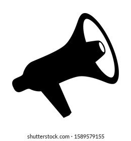 Megaphone icon. Design element for logo, label, sign, badge. Vector illustration