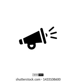 Megaphone icon, design inspiration vector template for interface and any purpose
