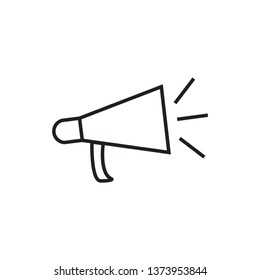 megaphone icon design template
