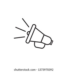 megaphone icon design template