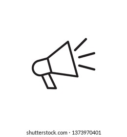 megaphone icon design template