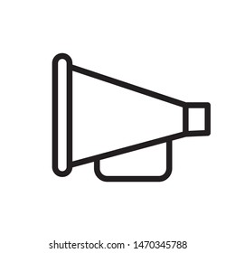 megaphone icon design template vector