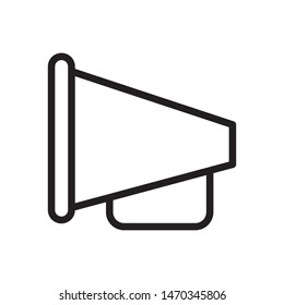 megaphone icon design template vector