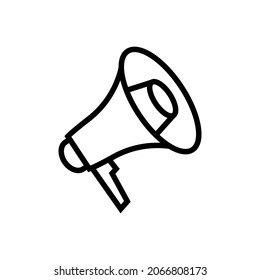 Megaphone icon design template vector isolated illustration