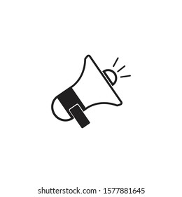 MEGAPHONE ICON DESIGN , VECTOR EPS10
