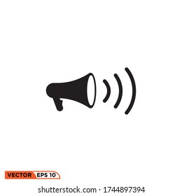 megaphone icon design vector illustration template
