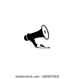 plantilla de ilustración de vector de diseño de icono megáfono