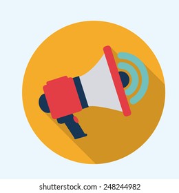 megaphone icon design, vector illustration eps10 graphic 