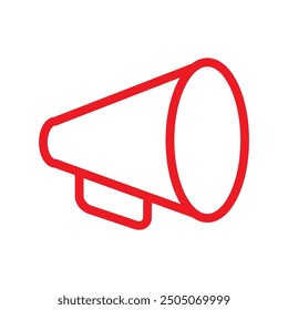 Megaphone icon design vector illustration template