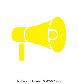Megaphone icon design vector illustration template