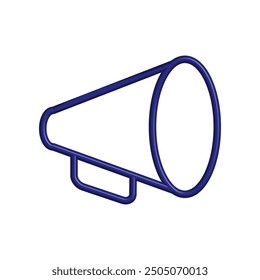 Plantilla de Ilustración vectorial de diseño de icono de megáfono