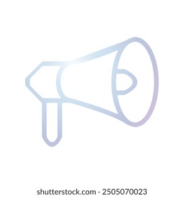 Megaphone icon design vector illustration template